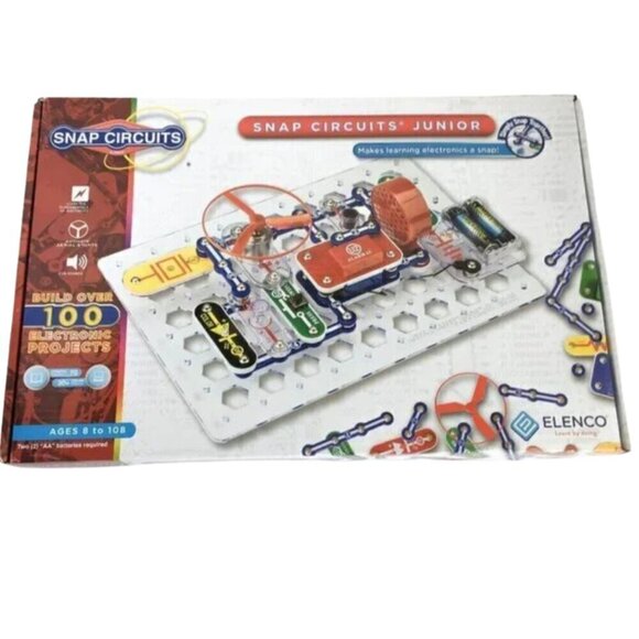 NEW Stem Snap Circuits Jr. SC-100 Electronics Exploration Kit Kids Learning Toy - Picture 1 of 9